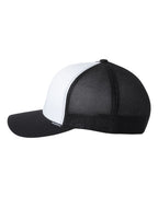Flexfit 6511 Black/ White/ Black side