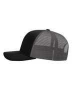 Richardson 112 Black/ Charcoal side