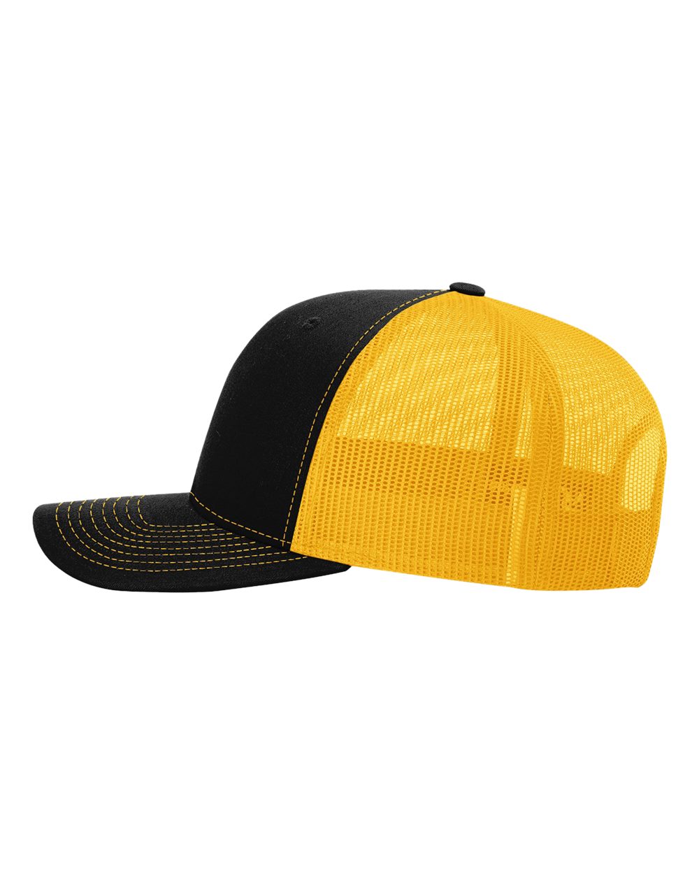Richardson 112 Black/ Gold side