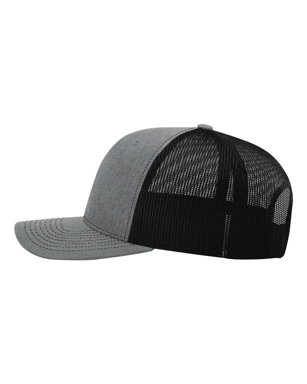 Richardson 112 Heather Grey/ Black side