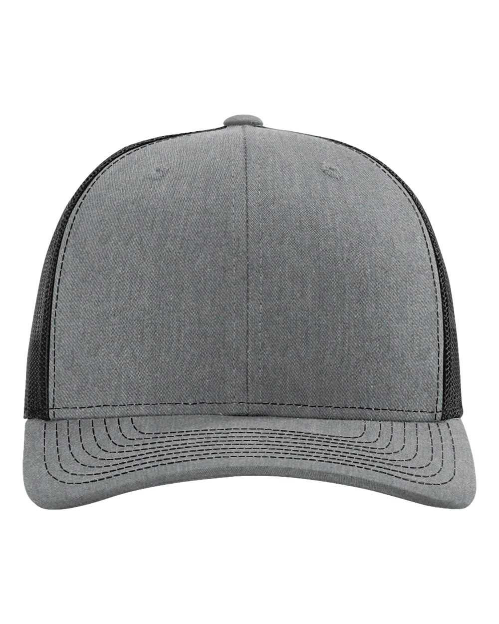 Richardson 112 Heather Grey/ Black front