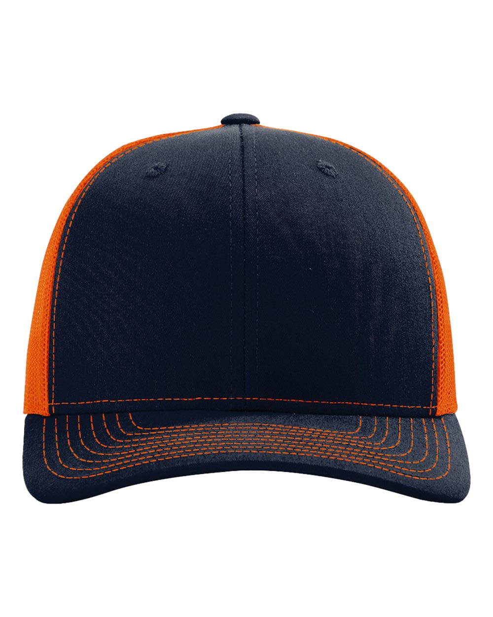 Richardson 112 Navy/ Orange front
