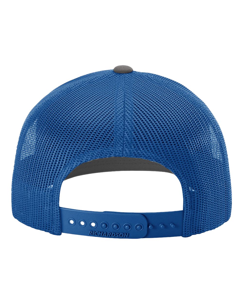 Richardson 112 Charcoal/ Royal back