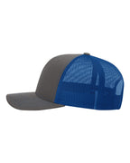 Richardson 112 Charcoal/ Royal side