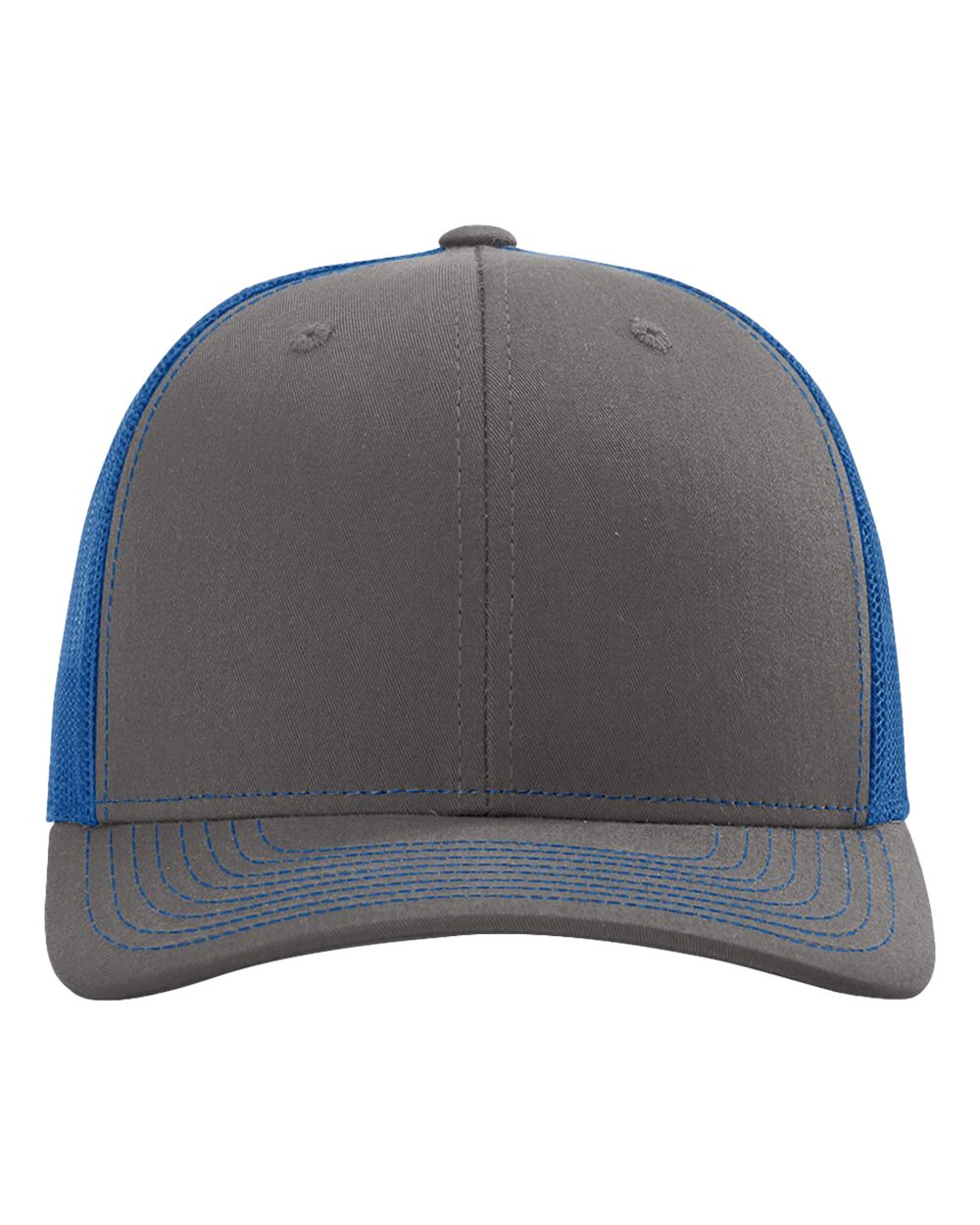 Richardson 112 Charcoal/ Royal front