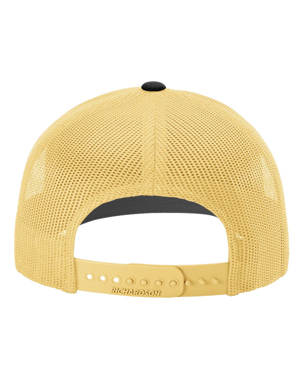 Richardson 112 Black/ Vegas Gold back