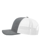 Richardson 112 Heather Grey/ White side