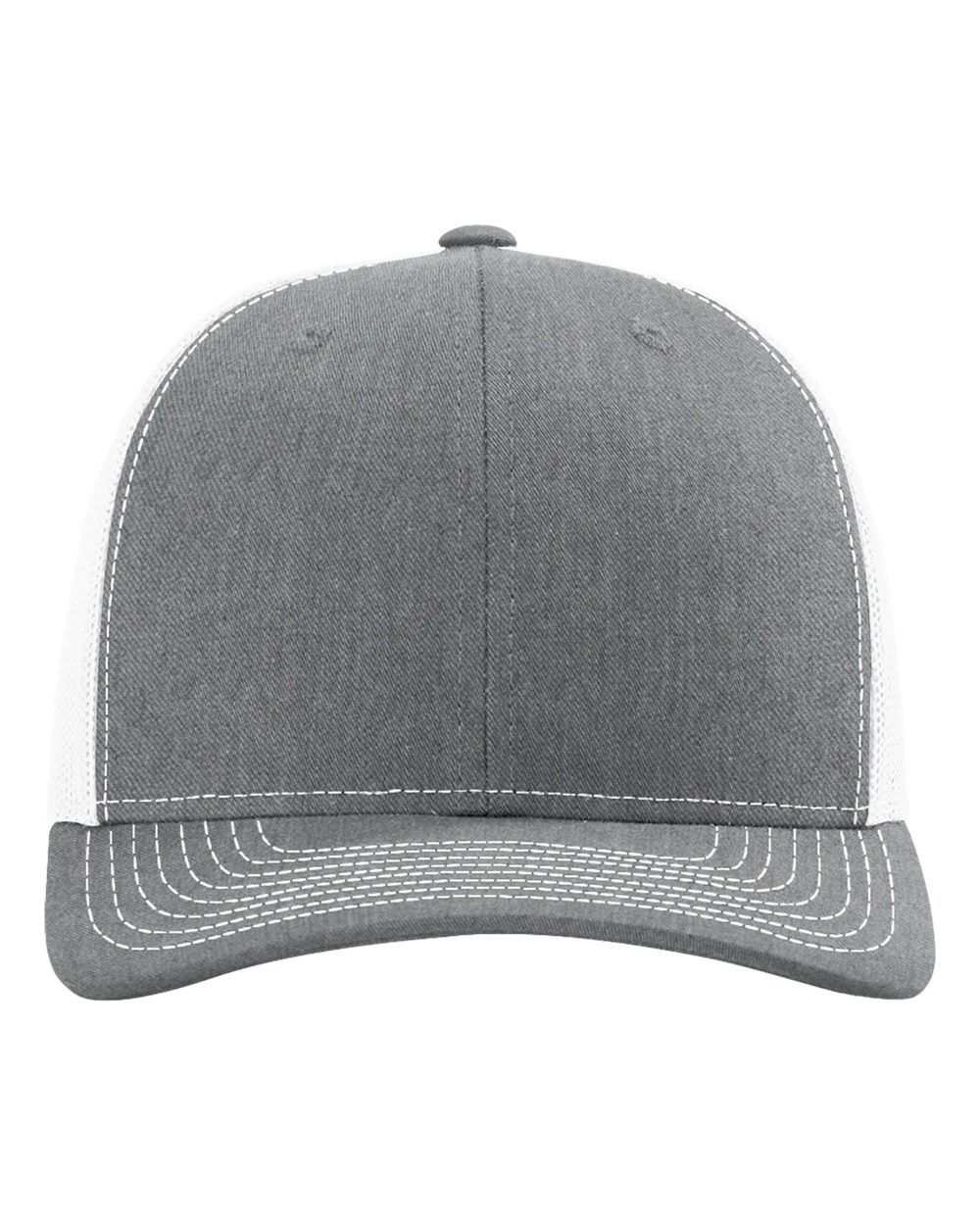 Richardson 112 Heather Grey/ White front