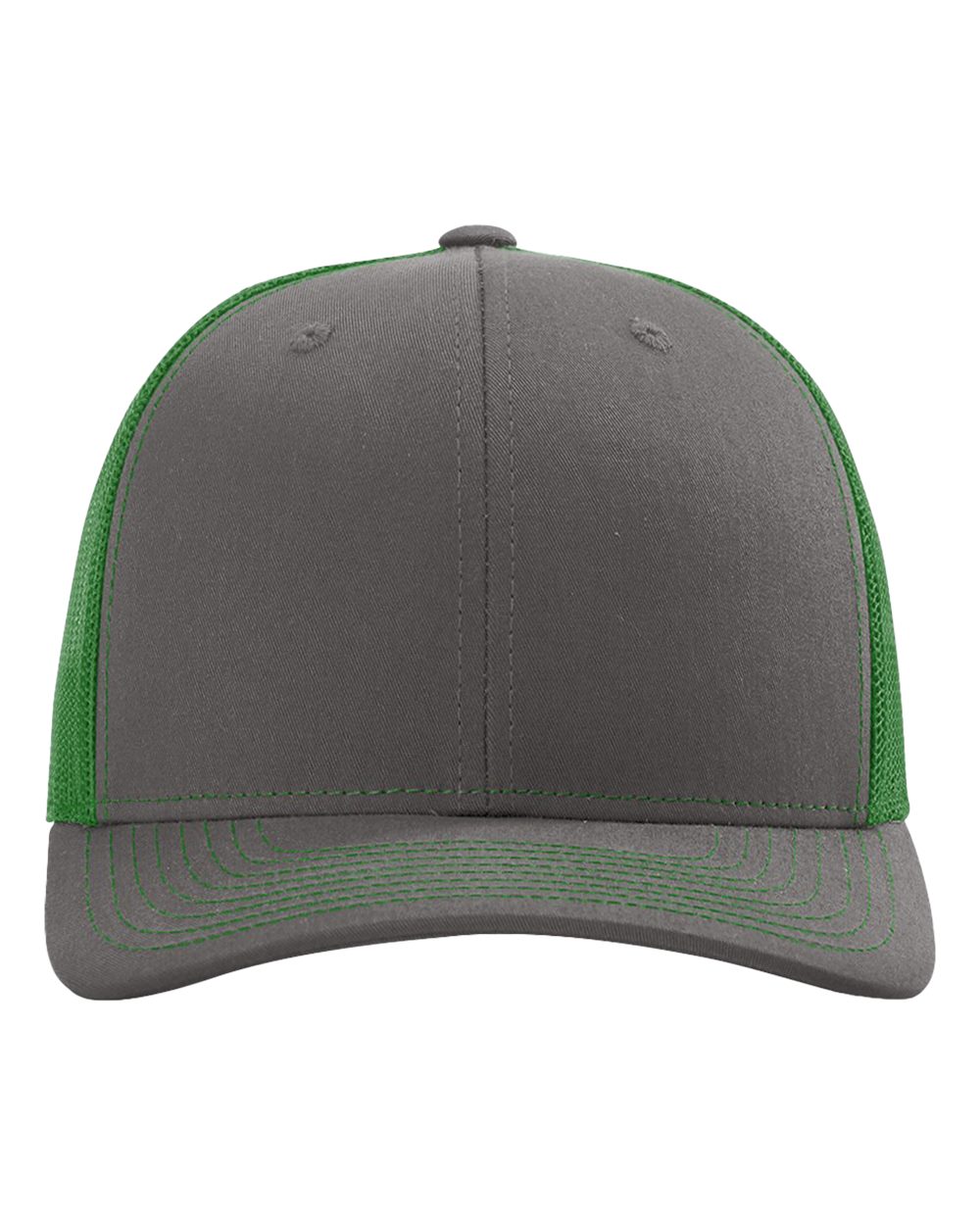 Richardson 112 Charcoal/ Kelly front