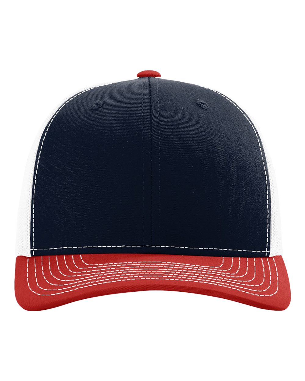 Richardson 112 Navy/ White/ Red front