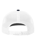 Richardson 112 Columbia Blue/ White/ Navy back