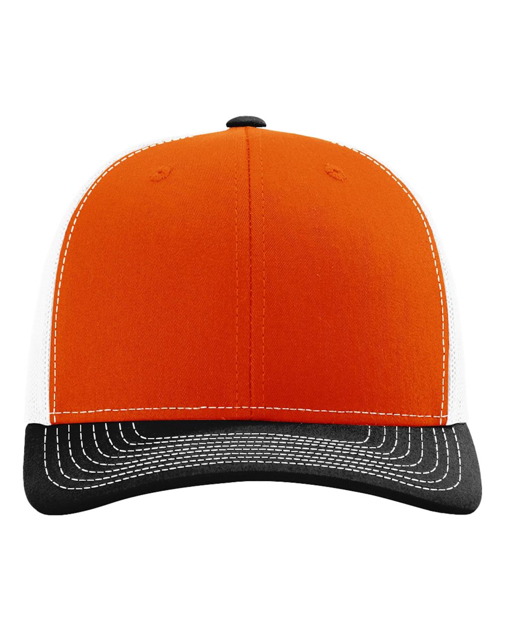 Richardson 112 Orange/ White/ Black front