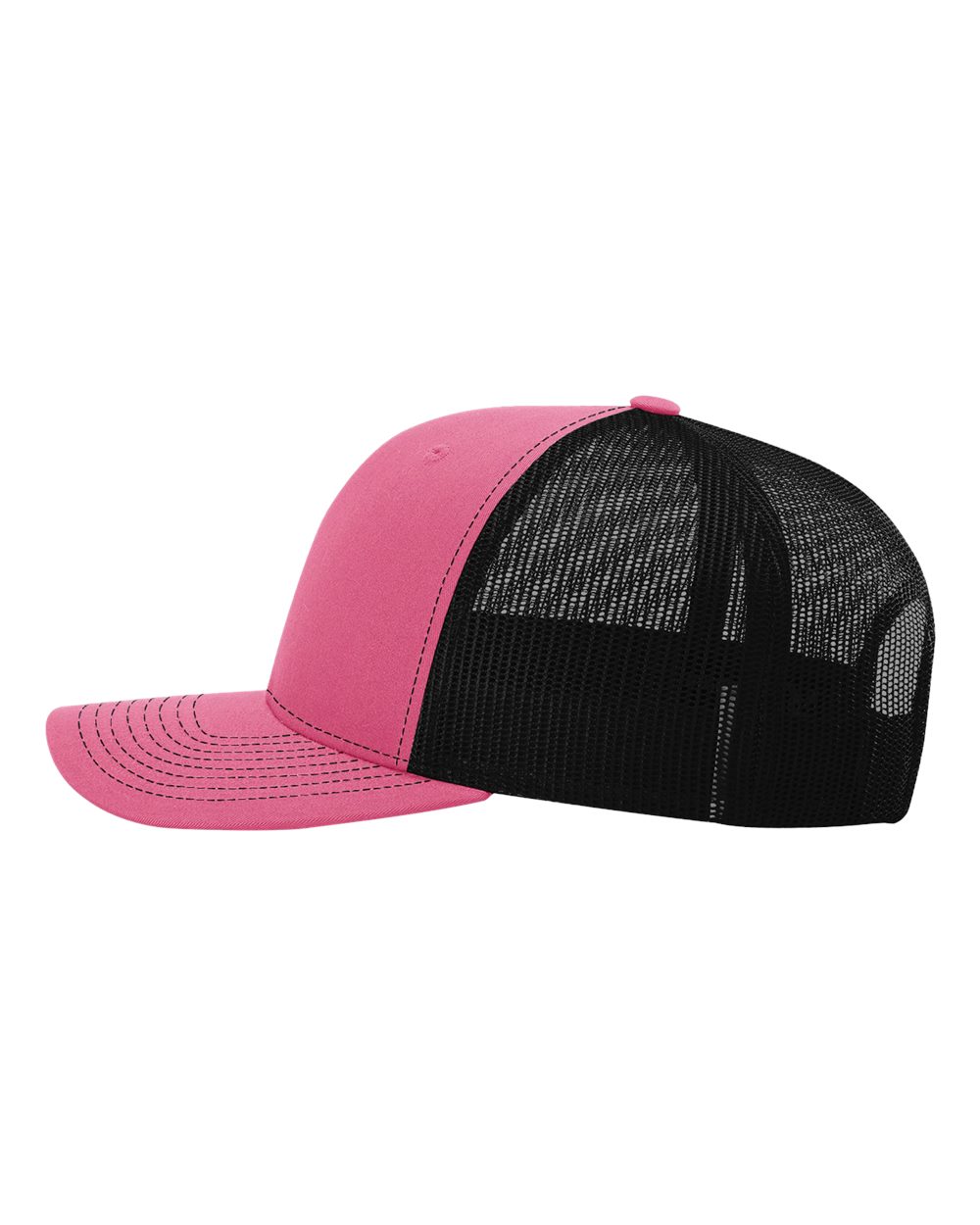 Richardson 112 Hot Pink/ Black side