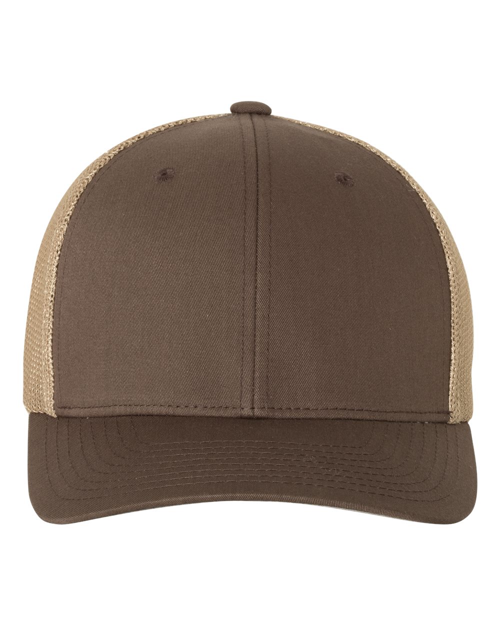 Flexfit 6511 Brown/ Khaki front