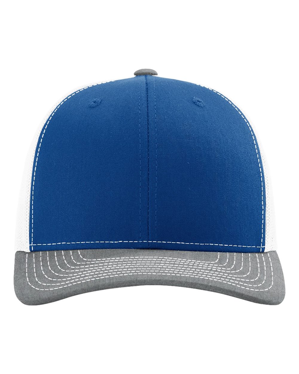 Richardson 112 Royal/ White/ Heather Grey front