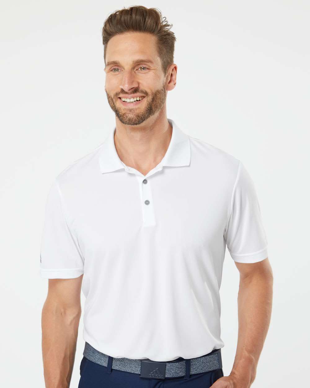 Adidas A230 White on model, front