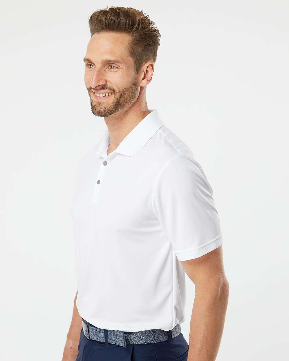 Adidas A230 White on model, side