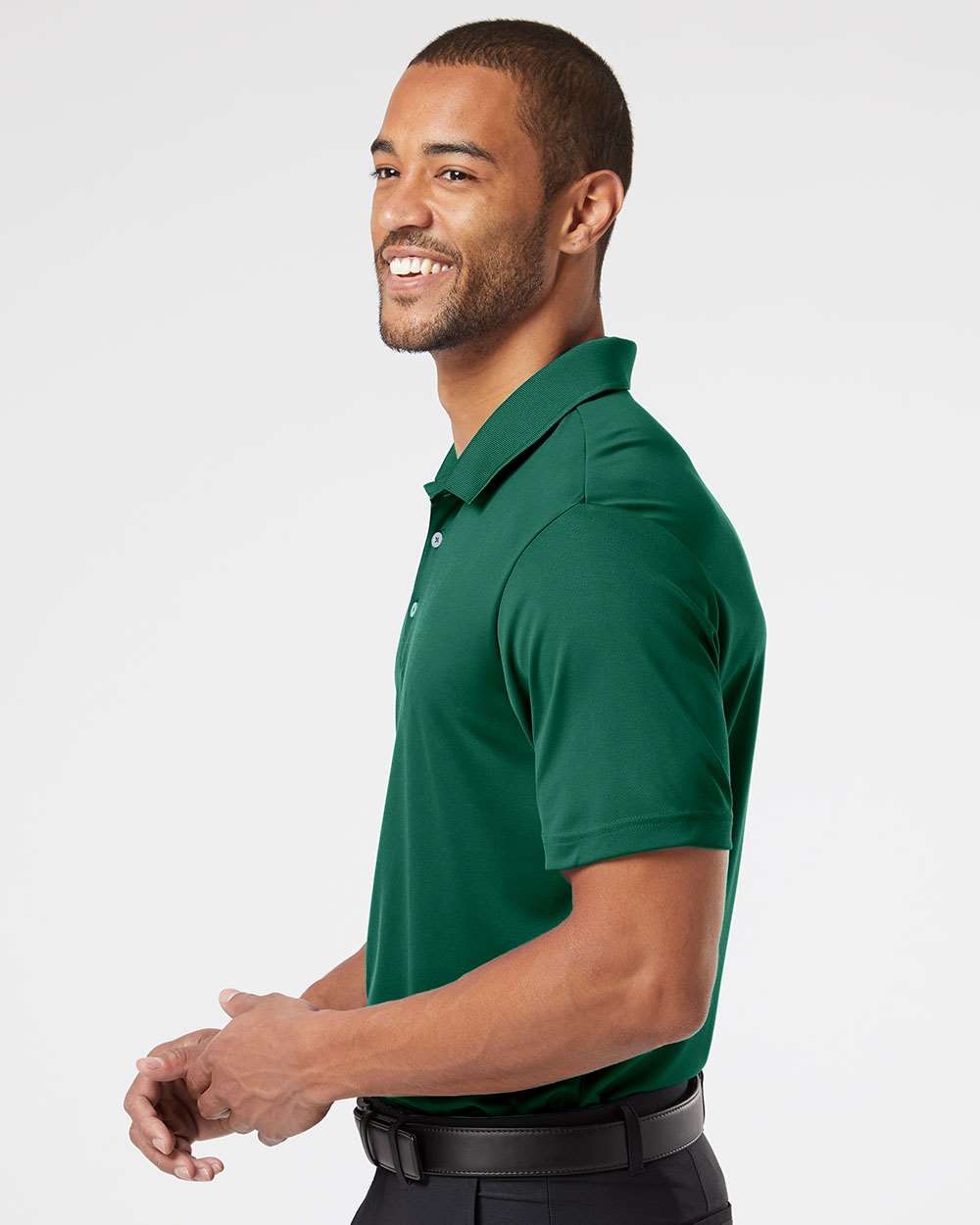 Adidas A230 Collegiate Green on model, side