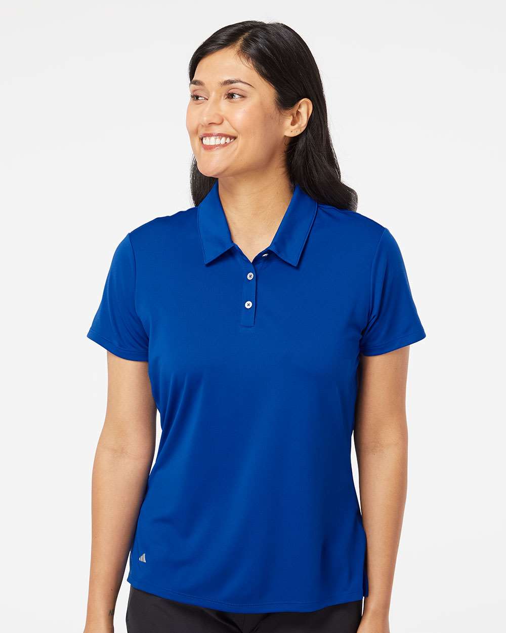Adidas A231 Collegiate Royal on model, front