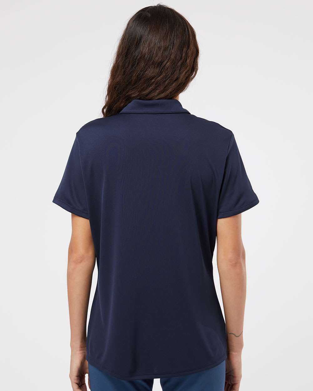 Adidas A231 Navy on model, back