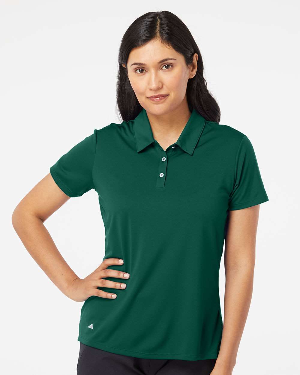 Adidas A231 Collegiate Green on model, front