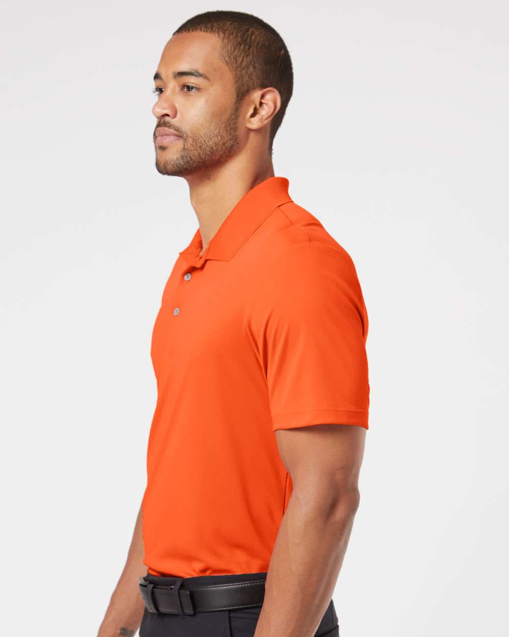 Adidas A230 Orange on model, side
