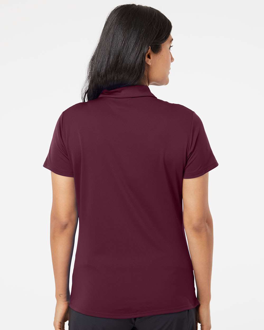 Adidas A231 Maroon on model, back