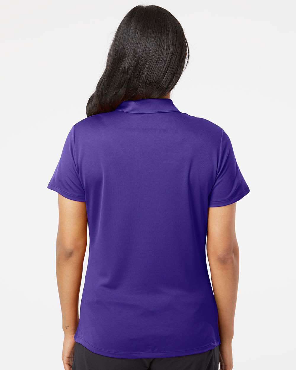 Adidas A231 Collegiate Purple on model, back