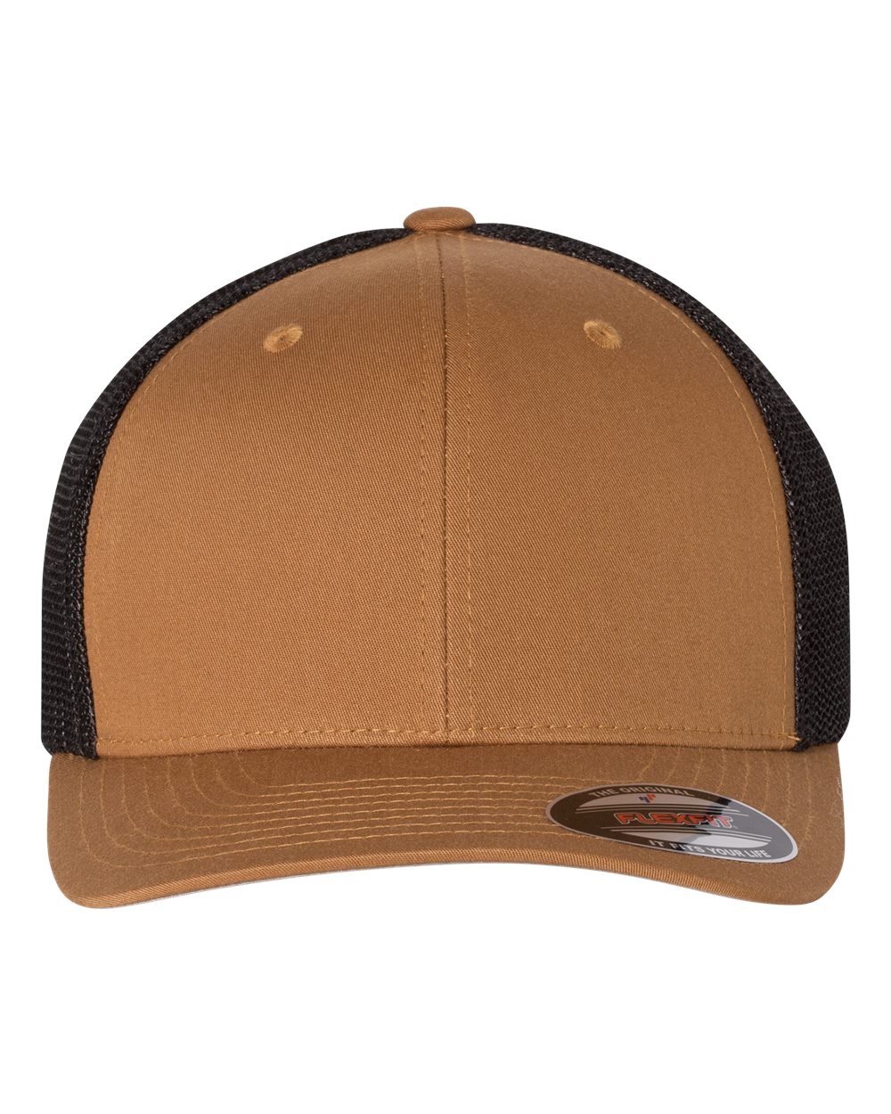 Flexfit 6511 Caramel/ Black front