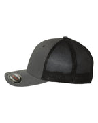 Flexfit 6511 Charcoal/ Black side