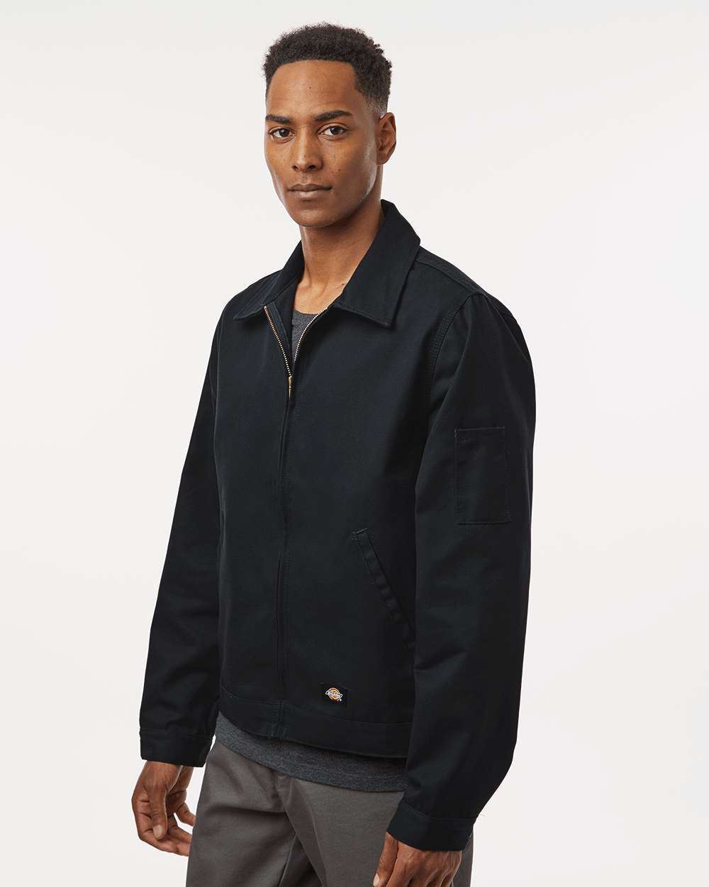 Dickies JT78 Black on model, side