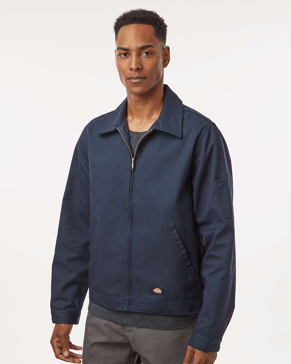 Dickies JT78 Dark Navy on model, front