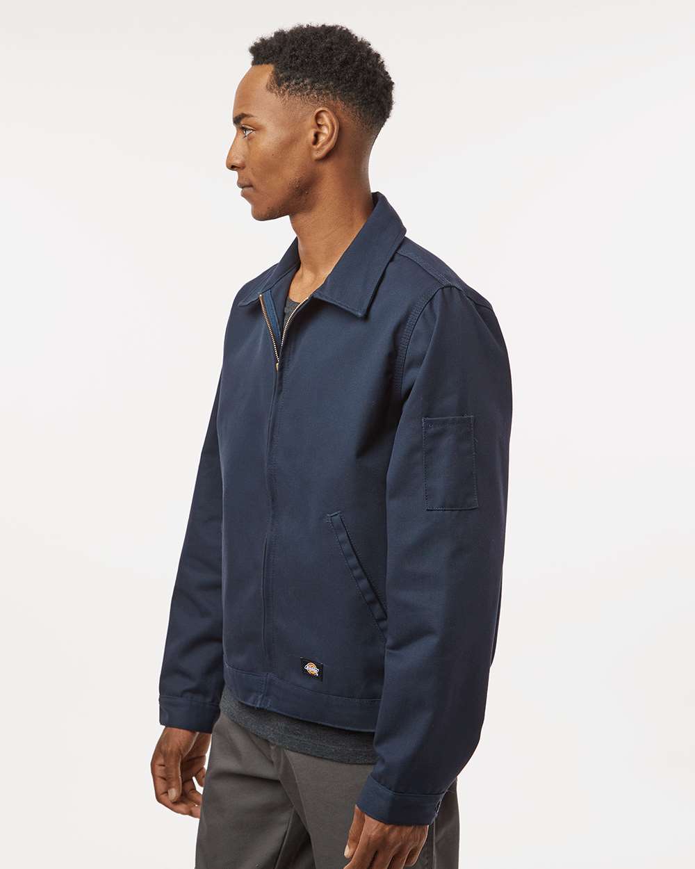 Dickies JT78 Dark Navy on model, side