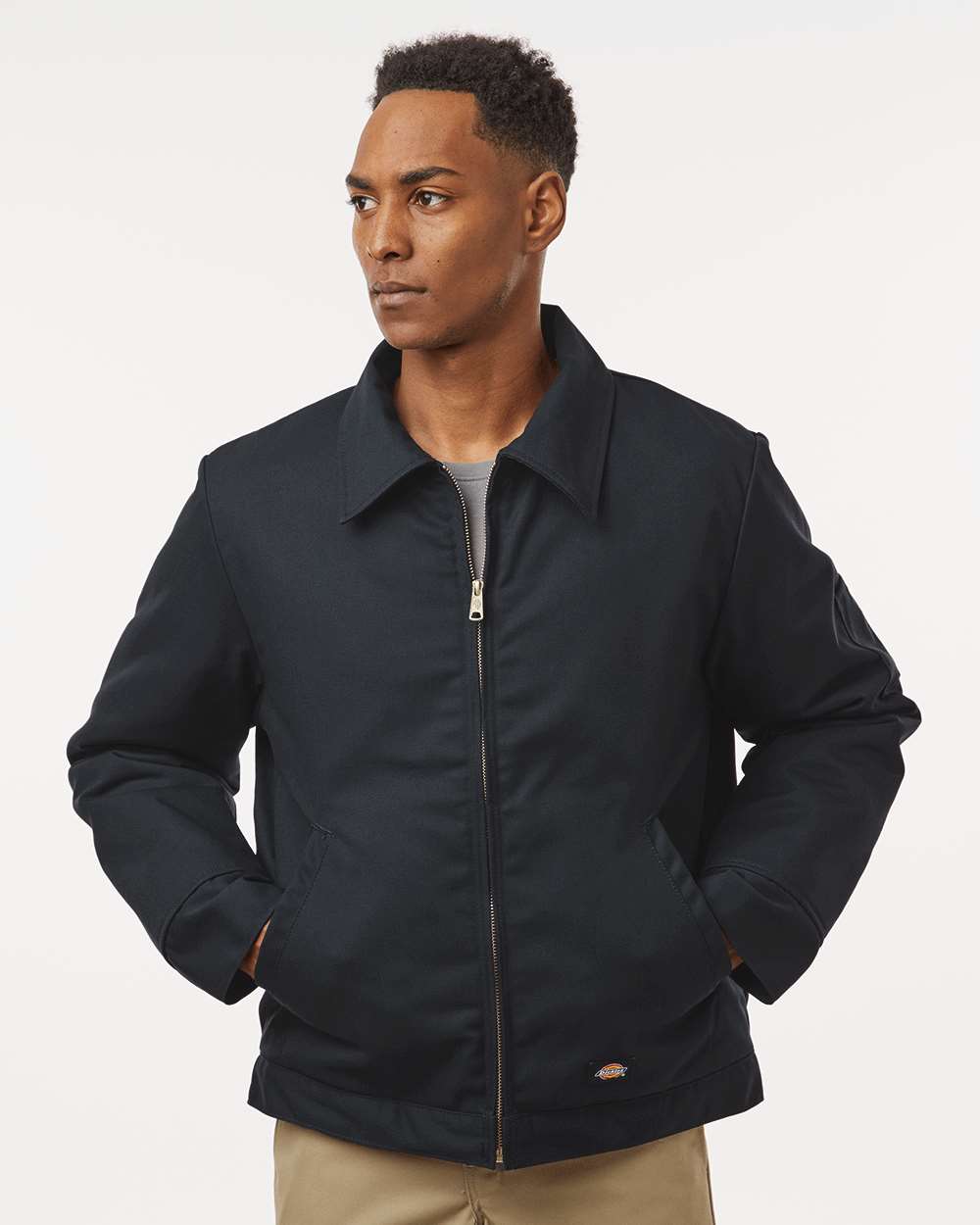 Dickies TJ55 Black on model, front