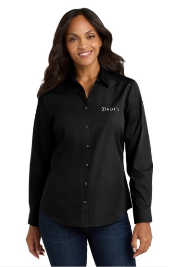 LW100 Ladies Long Sleeve Carefree Poplin Shirt FADI'S