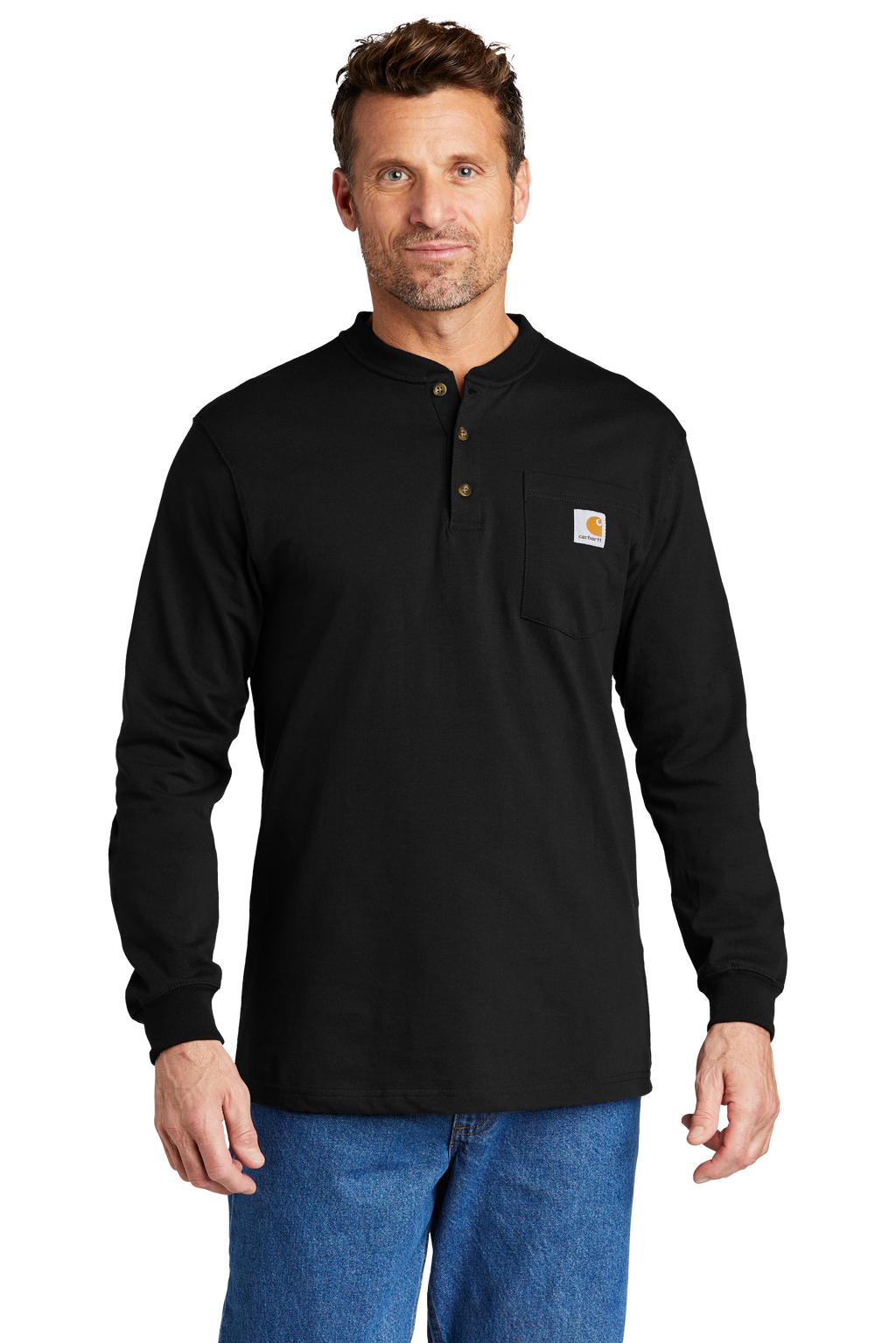 CTK128 Carhartt® Long Sleeve Henley T-Shirt