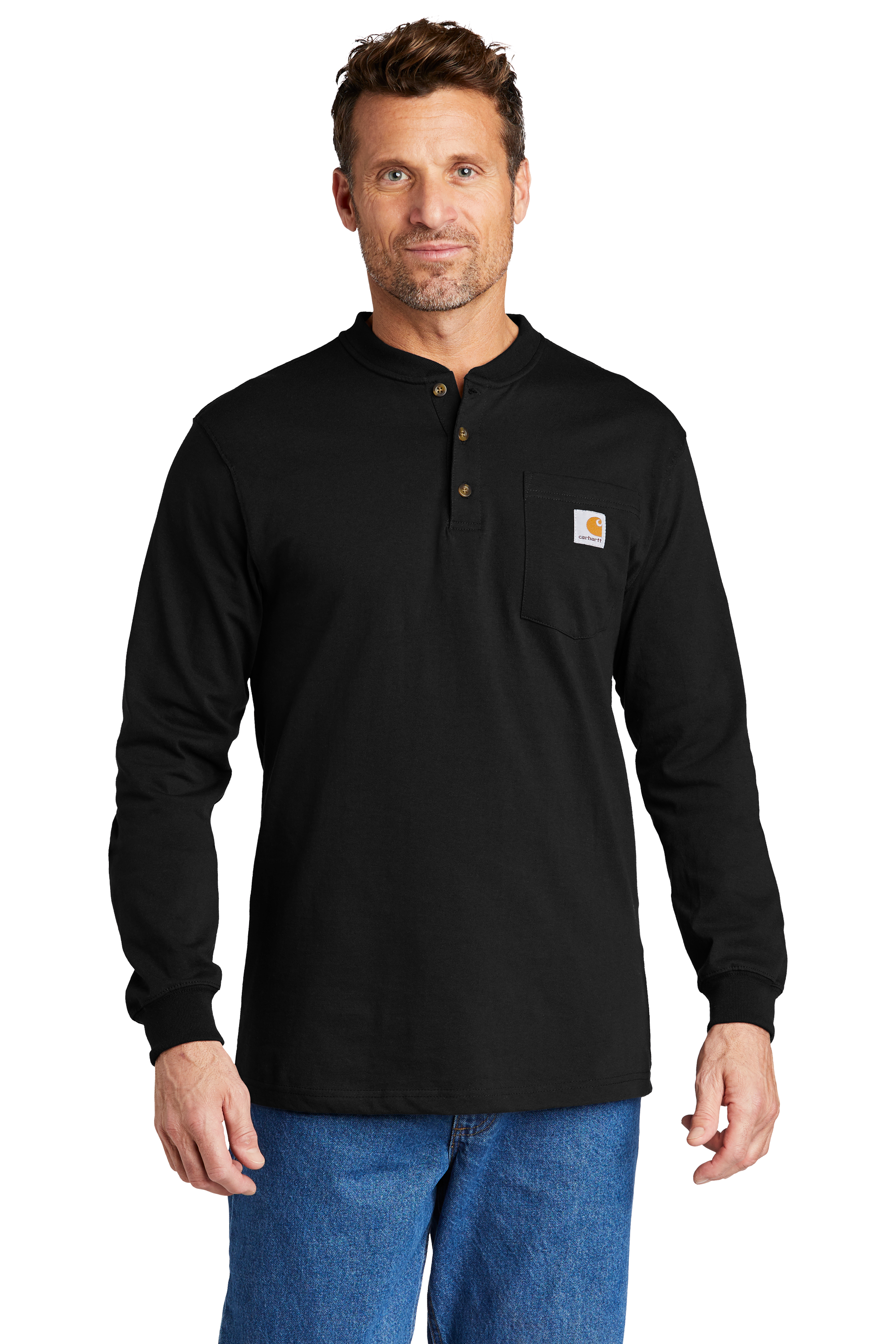 CTK128 Carhartt® Long Sleeve Henley T-Shirt