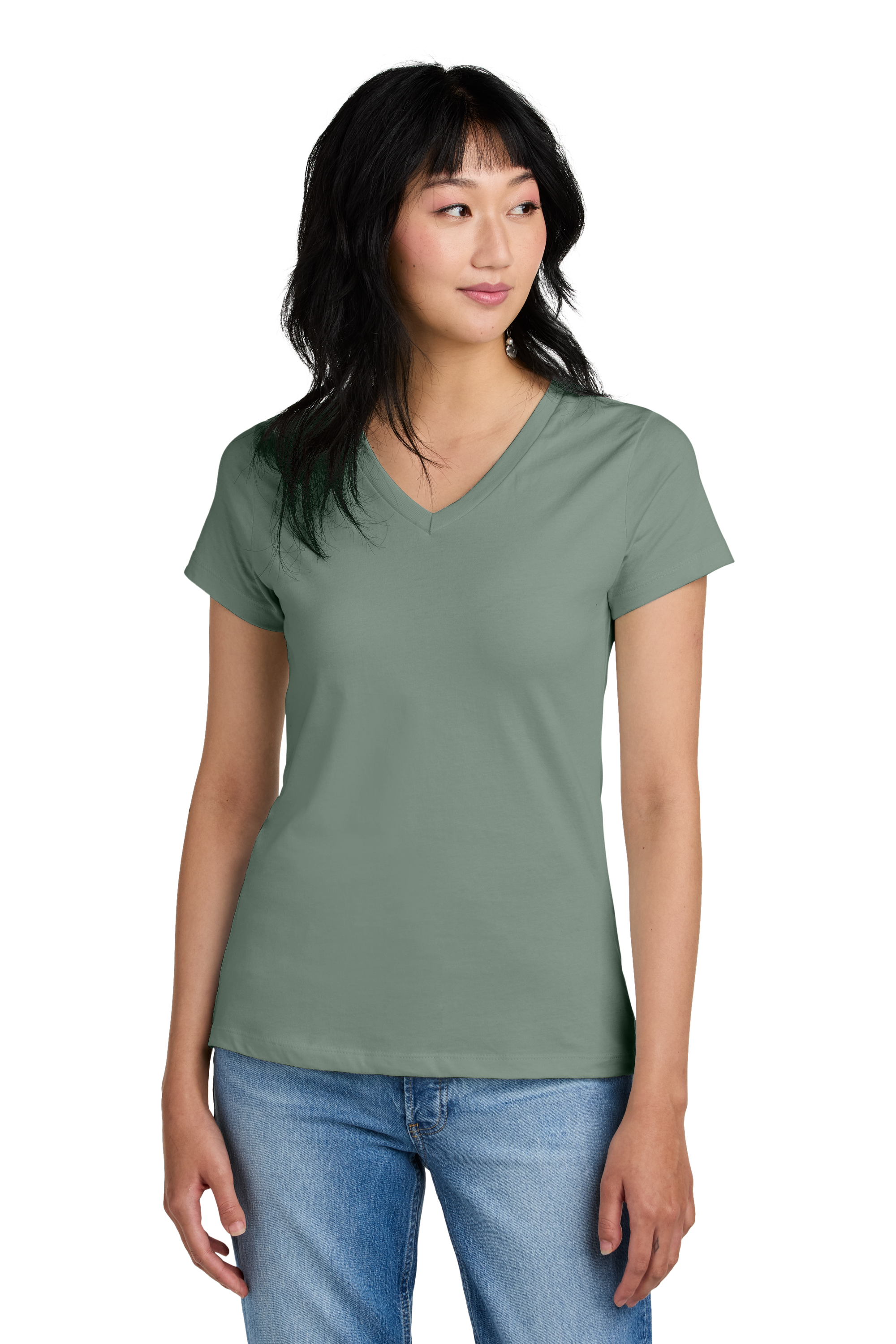 DM1170L District ® Women’s Perfect Weight ® V-Neck Tee