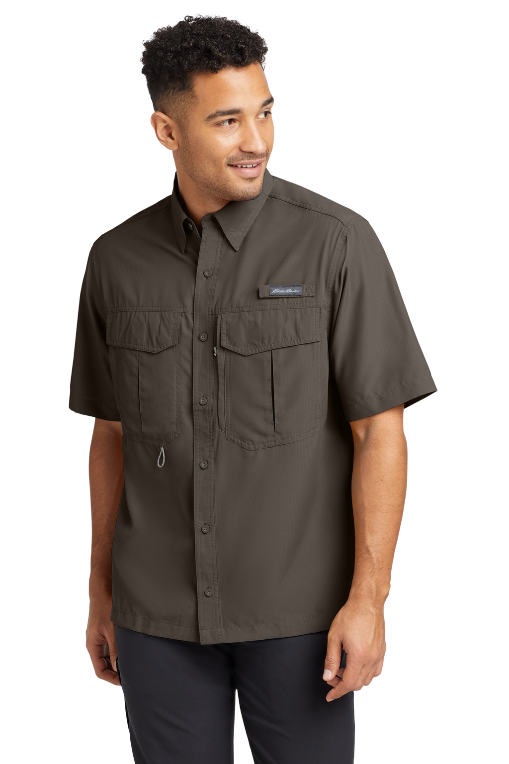 EB602 Eddie Bauer® - Short Sleeve Performance Fishing Shirt
