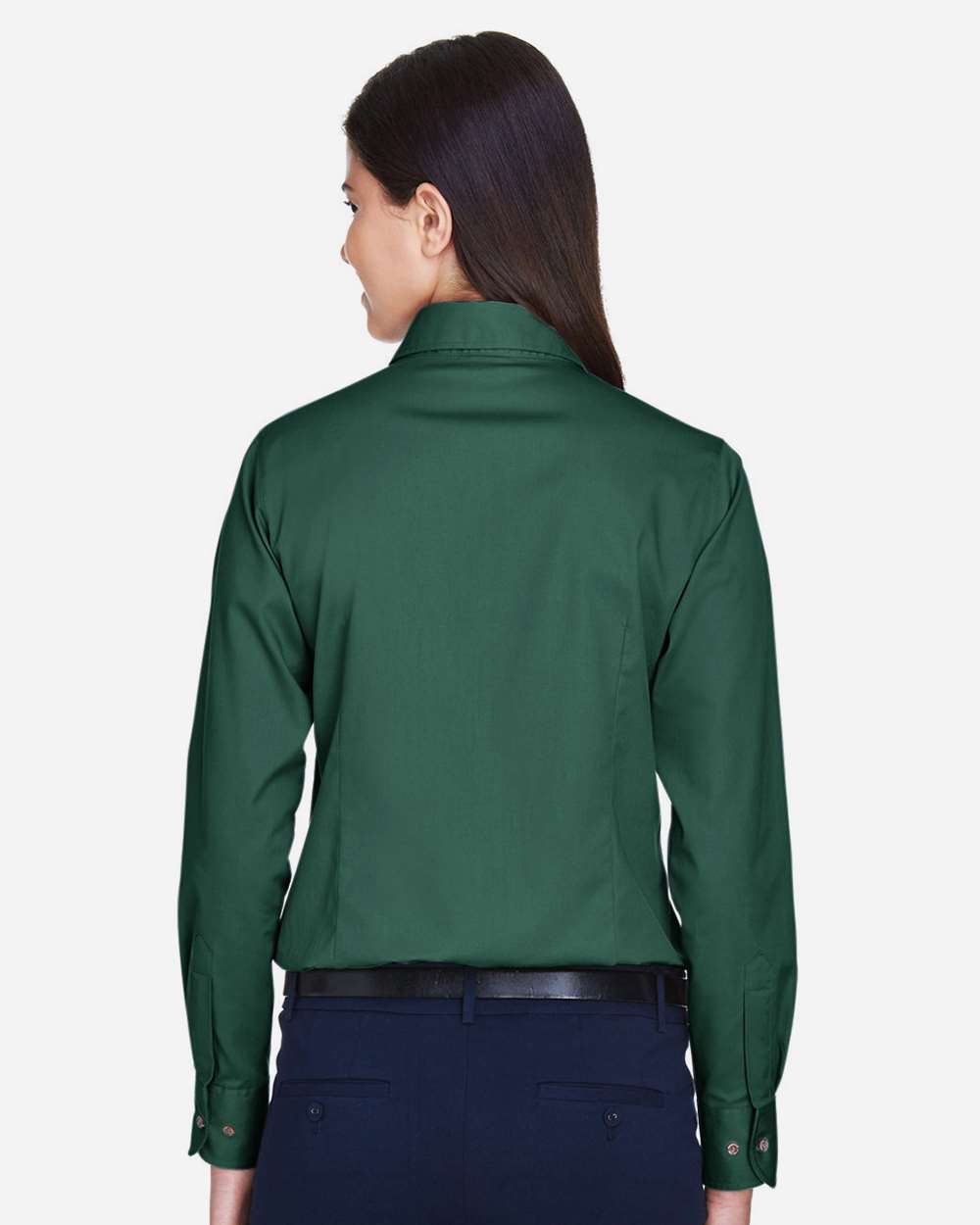 Women's Easy Blend™ Long Sleeve Twill Dress Shirt with Stain-Release - M500W