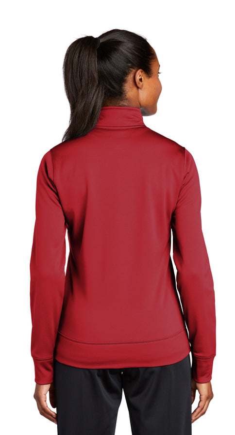 LST241 Sport-Tek® Women's Sport-Wick® Fleece Full-Zip Jacket Cyclone Anaya’s
