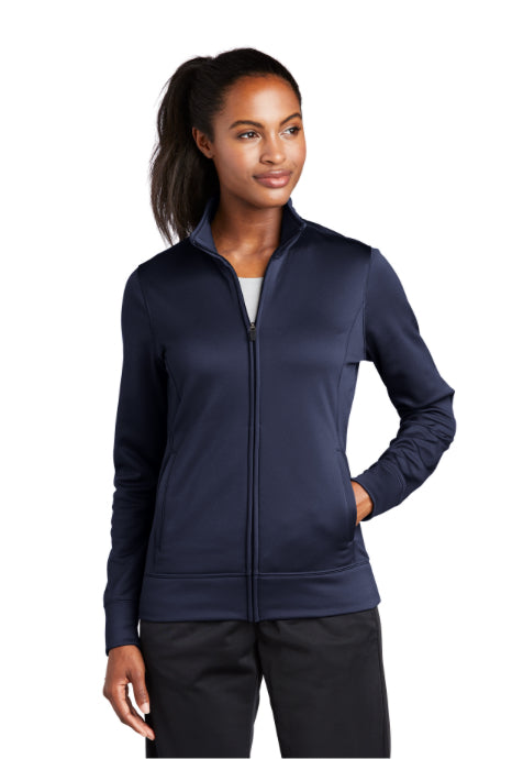 LST241 Sport-Tek® Women's Sport-Wick® Fleece Full-Zip Jacket