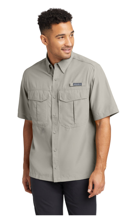 EB602 Eddie Bauer® - Short Sleeve Performance Fishing Shirt