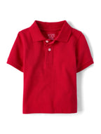 Toddler Boys Uniform Pique Polo