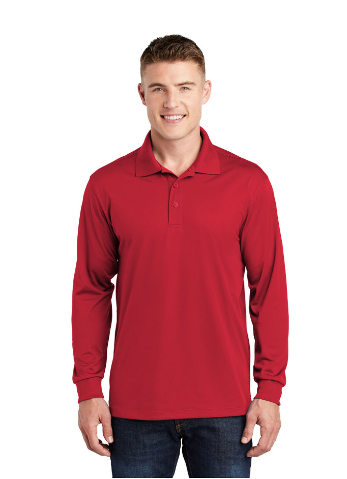 ST657 Sport-Tek® Long Sleeve Micropique Sport-Wick® Polo