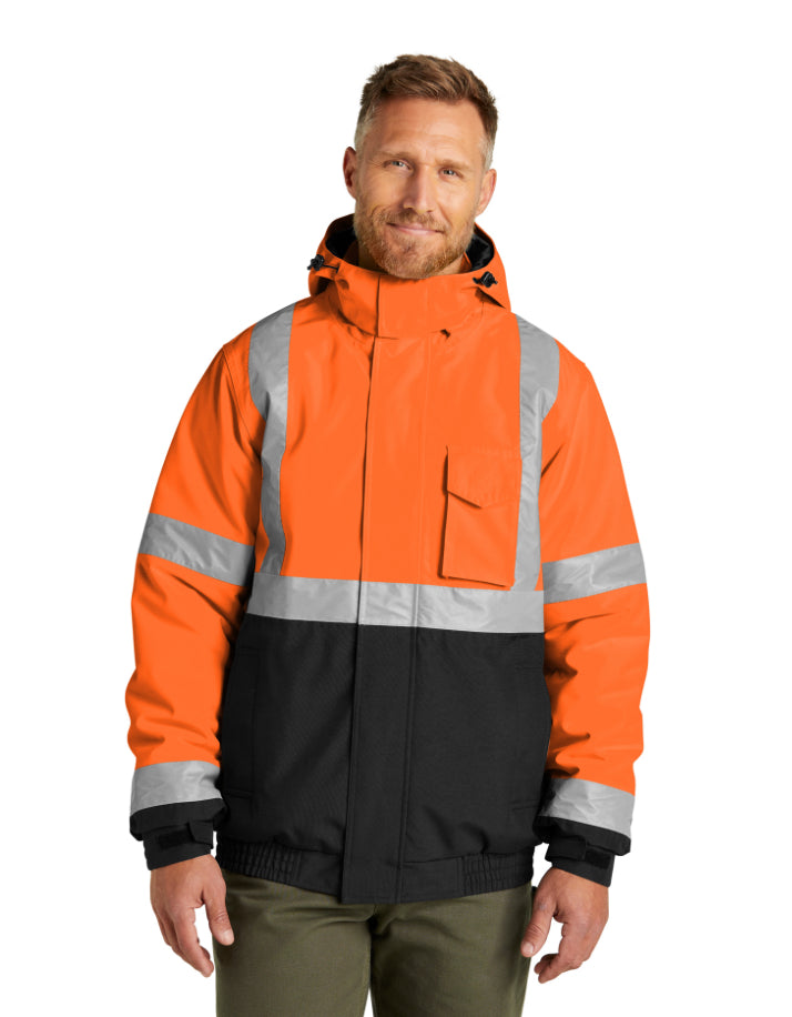 CornerStone® ANSI 107 Class 3 Economy Waterproof Insulated Bomber Jacket CSJ500