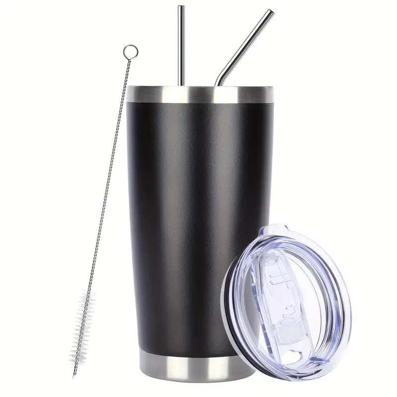 12 Stainless Steel Insulated Tumblers With Lid And Straw