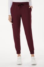 Jaanuu - Women's Silex Knit-Waist Scrub Joggers - Petite Sizes - W20003P