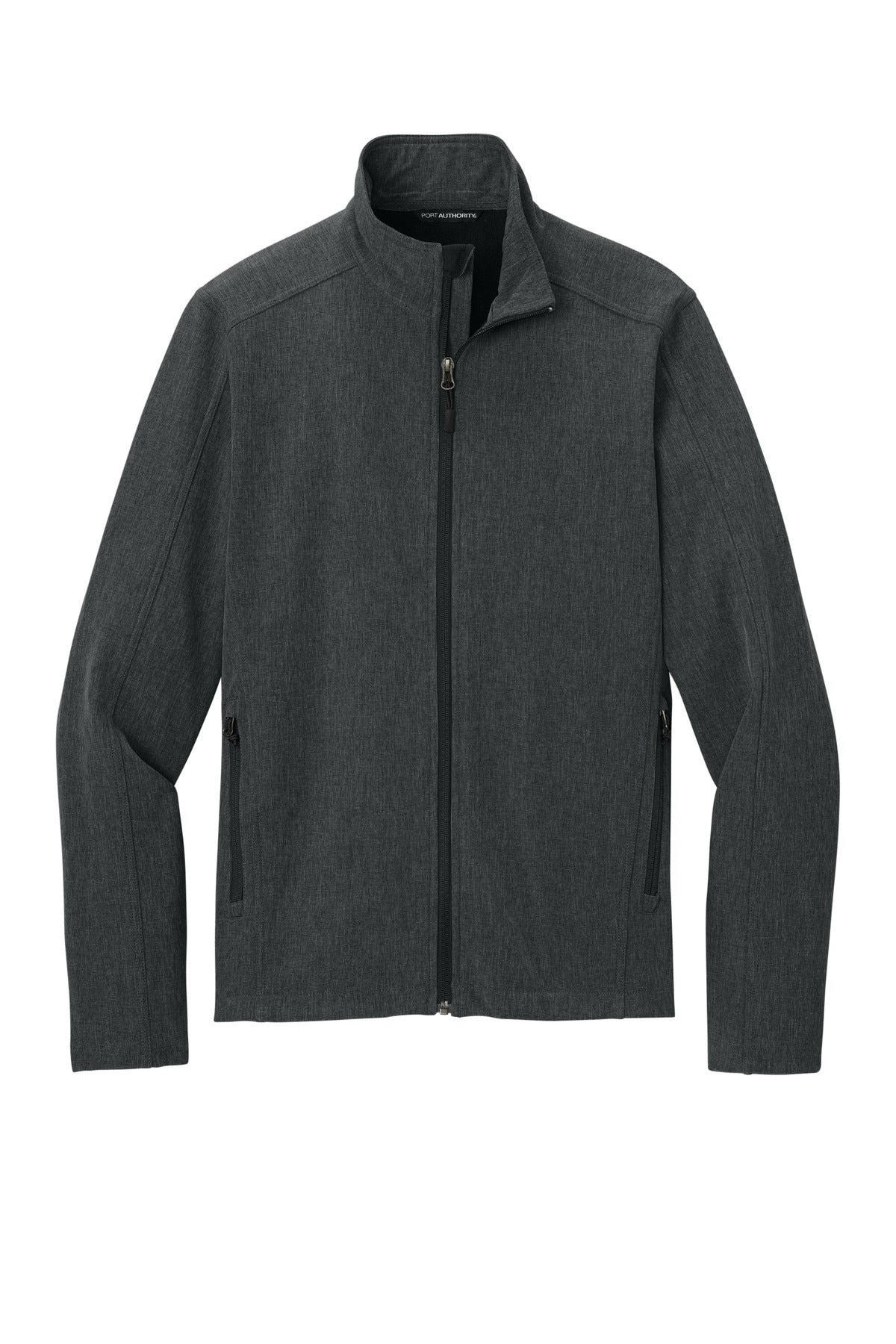 Port Authority J317 Black Charcoal Heather