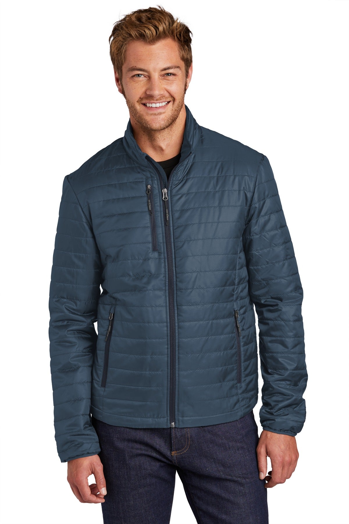 Port Authority J850 Regatta Blue/ River Blue Navy